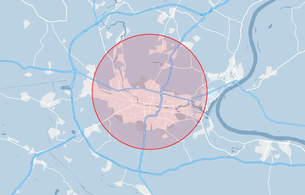 mapa Bydgoszcz hydraulik